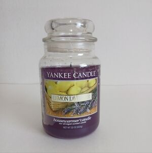 Yankee Candle Housewarmer Lemon Lavender Large 22 oz Home Fragrance Gently Used